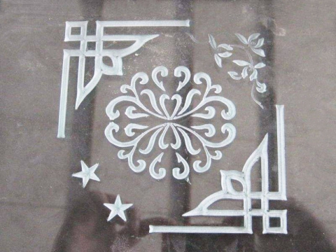 CNC 玻璃雕刻切割機(jī)樣品