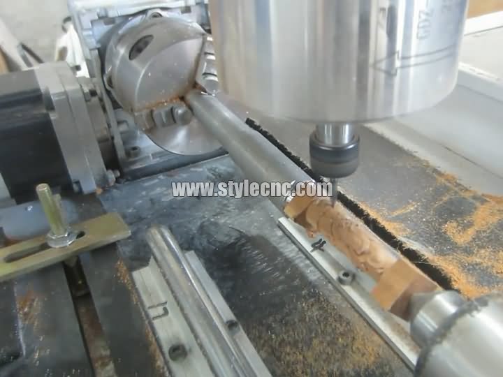 迷你臺(tái)式數(shù)控雕刻機(jī)第四軸旋轉(zhuǎn)工作臺(tái)