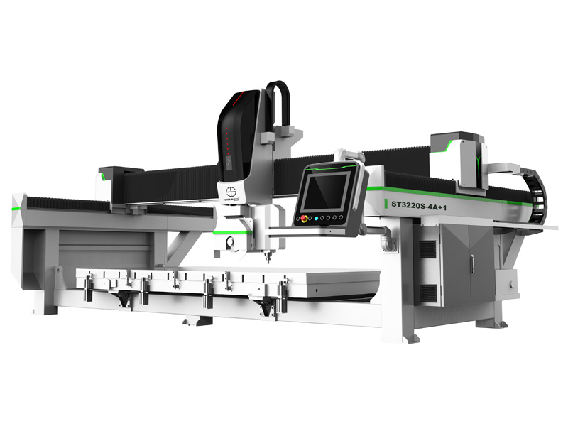 4+1 自動(dòng)石材數(shù)控橋切機(jī)適用于臺面水槽切割
