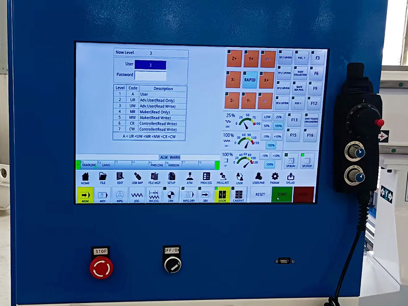 自動(dòng)換刀數(shù)控木工雕刻機(jī)工作臺(tái)套件，帶 HSD C 軸和主軸