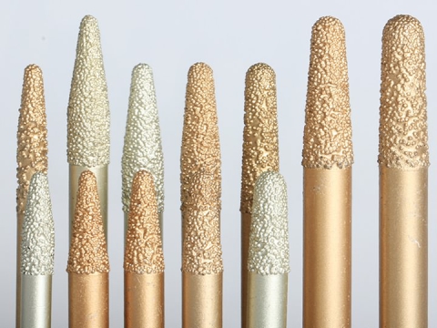 錐形鉆石 3D 大理石、花崗巖深浮雕鉆頭