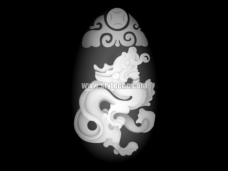 龍健康灰度圖像 龍健康灰度圖像