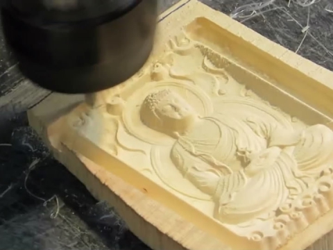 適用于木佛浮雕的臺式數控雕刻機 6090 適用于木佛浮雕的臺式數控雕刻機 6090