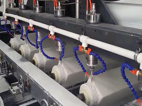 多頭 3D 大理石柱數(shù)控石材雕刻機