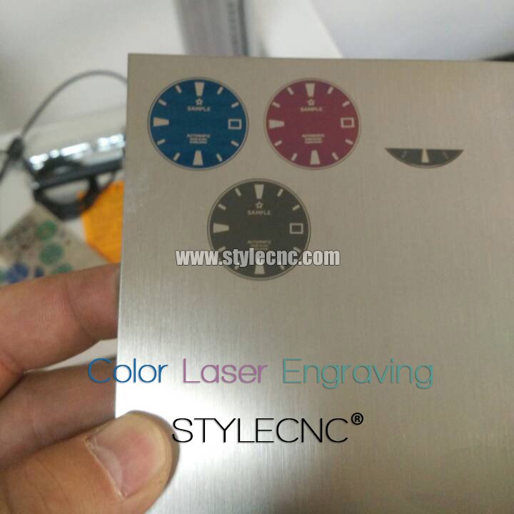 不銹鋼彩色激光雕刻