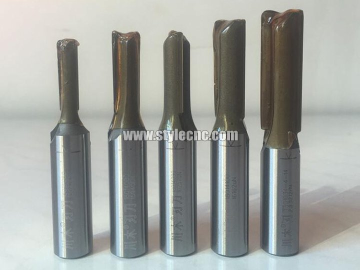 TCT 直槽 CNC 鉆頭，適用于中密度纖維板和木材切割