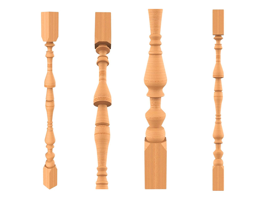 數(shù)控木工車床車削樓梯柱