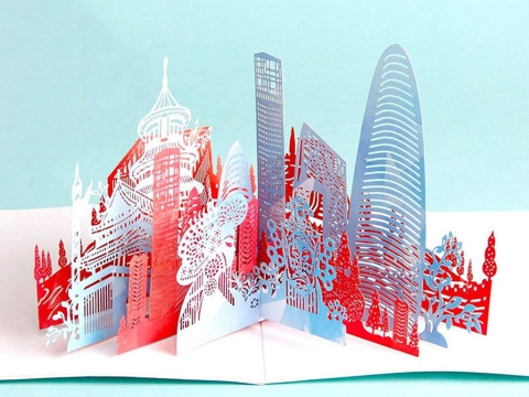 3D 動態(tài) CO2 賀卡激光打標機