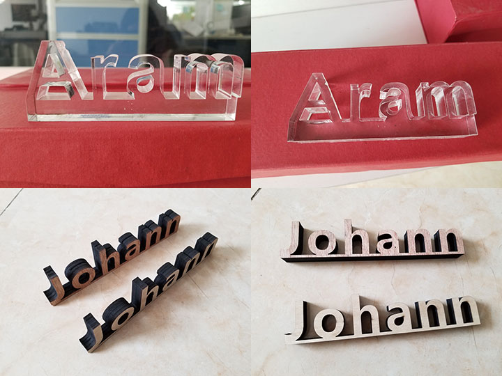 混合激光切割機(jī)切割亞克力