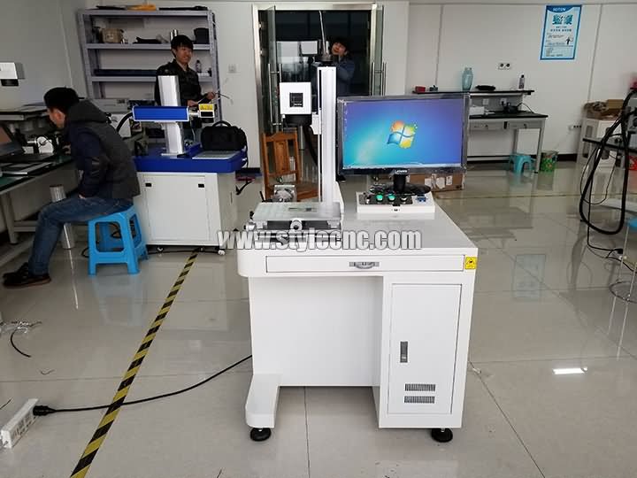 30W MOPA光纖激光打標系統(tǒng)發(fā)貨塞爾維亞