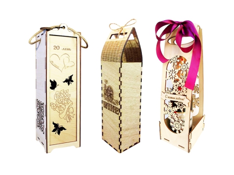 CO2 激光雕刻和切割木制酒盒項(xiàng)目