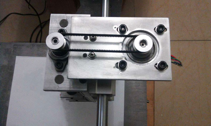 Z 軸步進(jìn)電機(jī)帶同步輪和皮帶