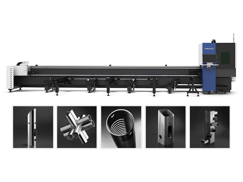 出售帶半自動送料器的數(shù)控激光金屬管切割機