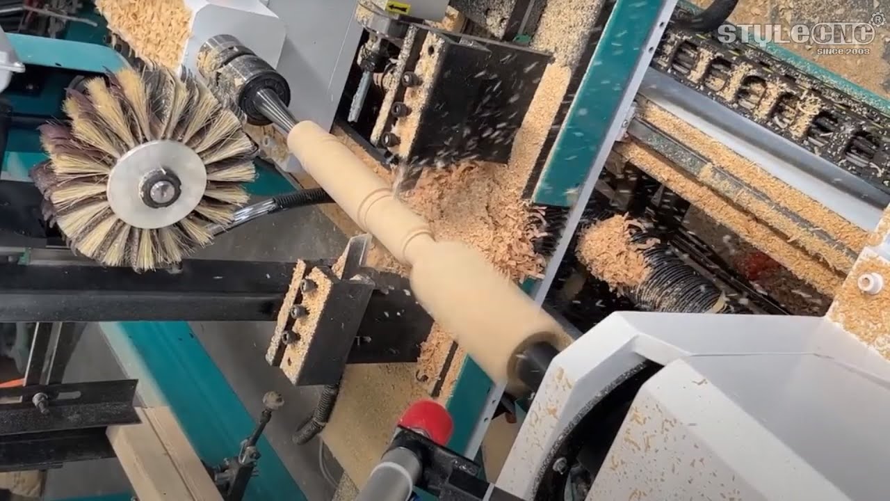 用于樓梯欄桿車削的高性能數(shù)控木工車床 用于樓梯欄桿車削的高性能數(shù)控木工車床