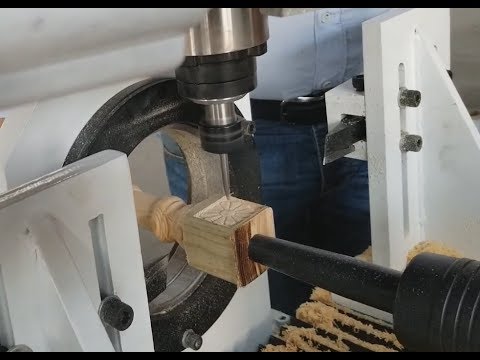 STL2530 數(shù)控木工車床，帶四軸主軸